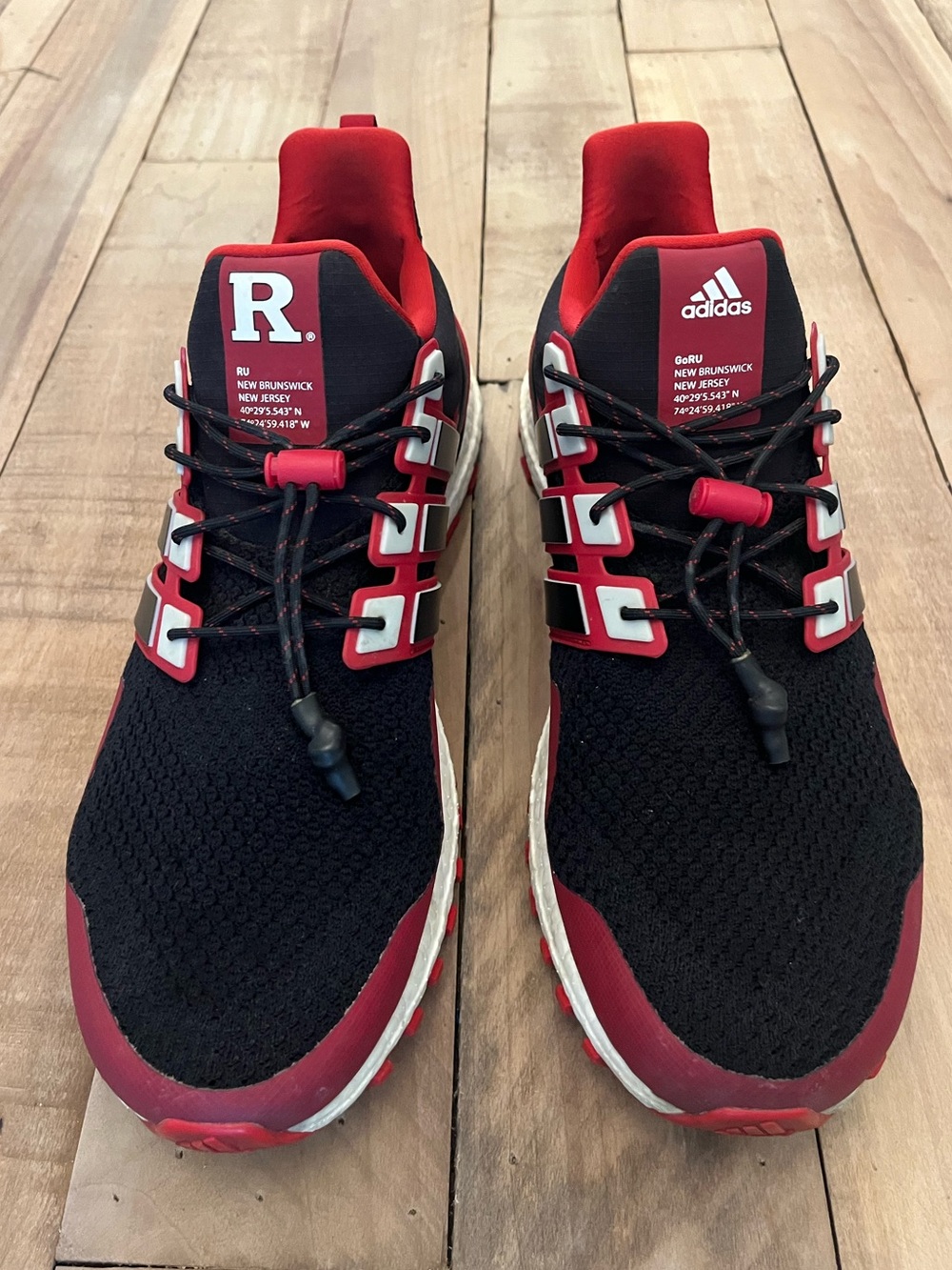 Adidas Ultraboost 1.0 ATR Rutgers Scarlet Knights Men’s Size 13 (A: IG5893)